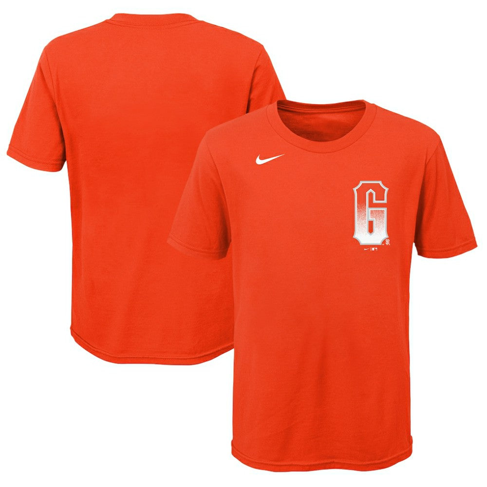 San Francisco Giants Youth City Connect Wordmark T-Shirt Orange