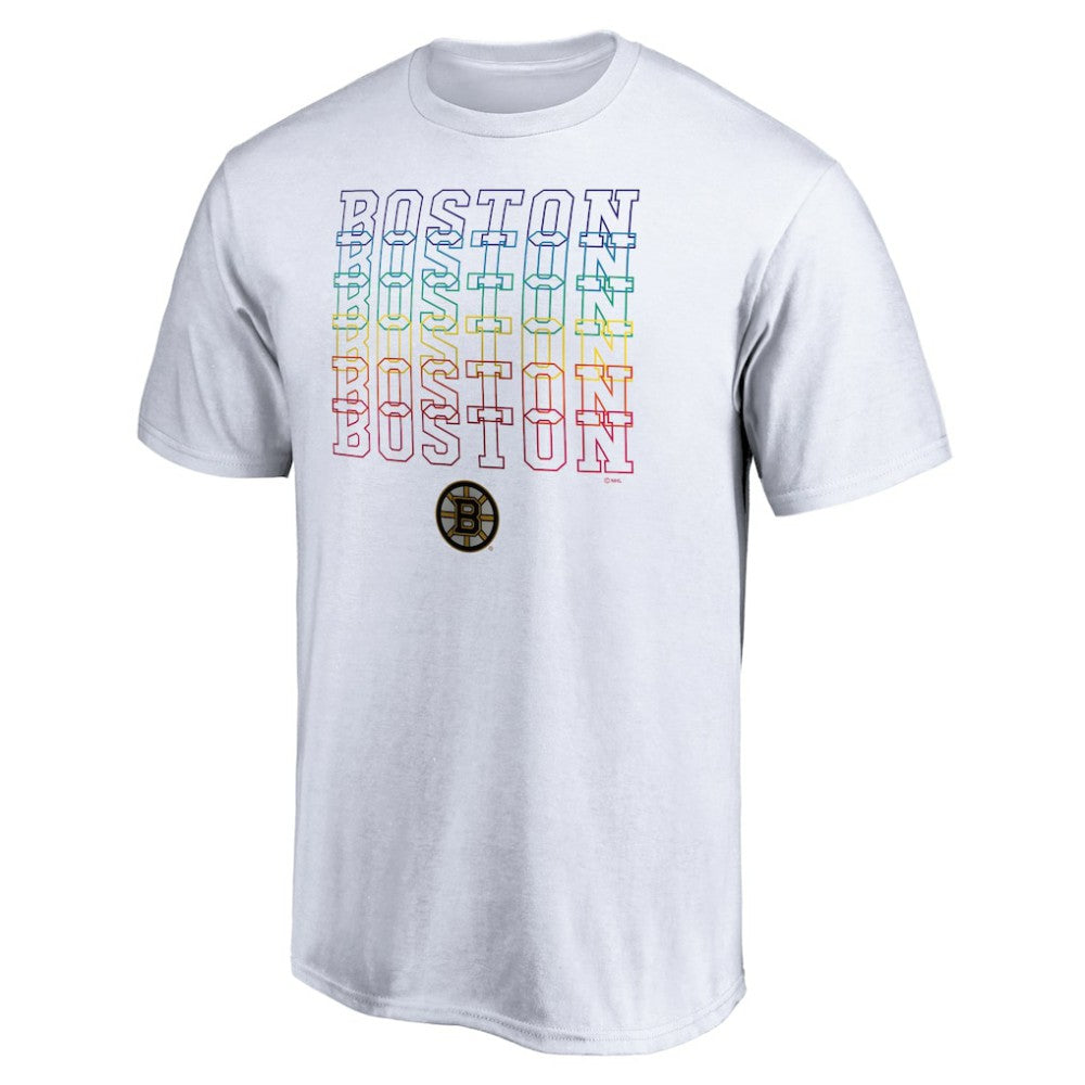 Boston Bruins City Pride T-Shirt - White T-shirts