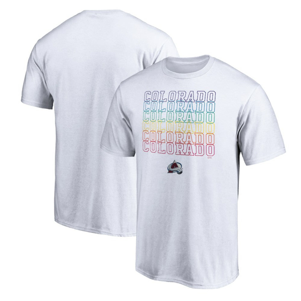 Colorado Avalanche City Pride T-Shirt - White T-shirts
