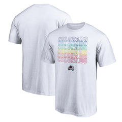 Colorado Avalanche City Pride T-Shirt - White T-shirts