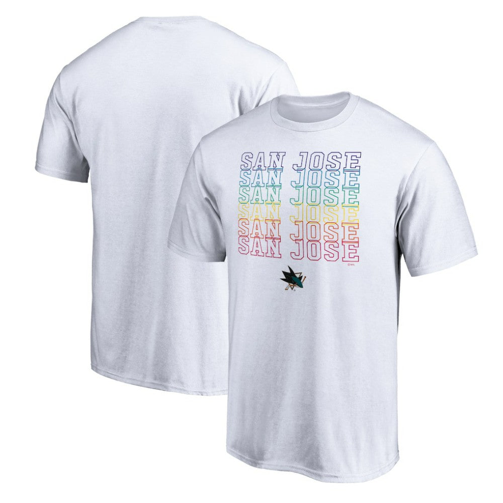 San Jose Sharks City Pride T-Shirt - White T-shirts