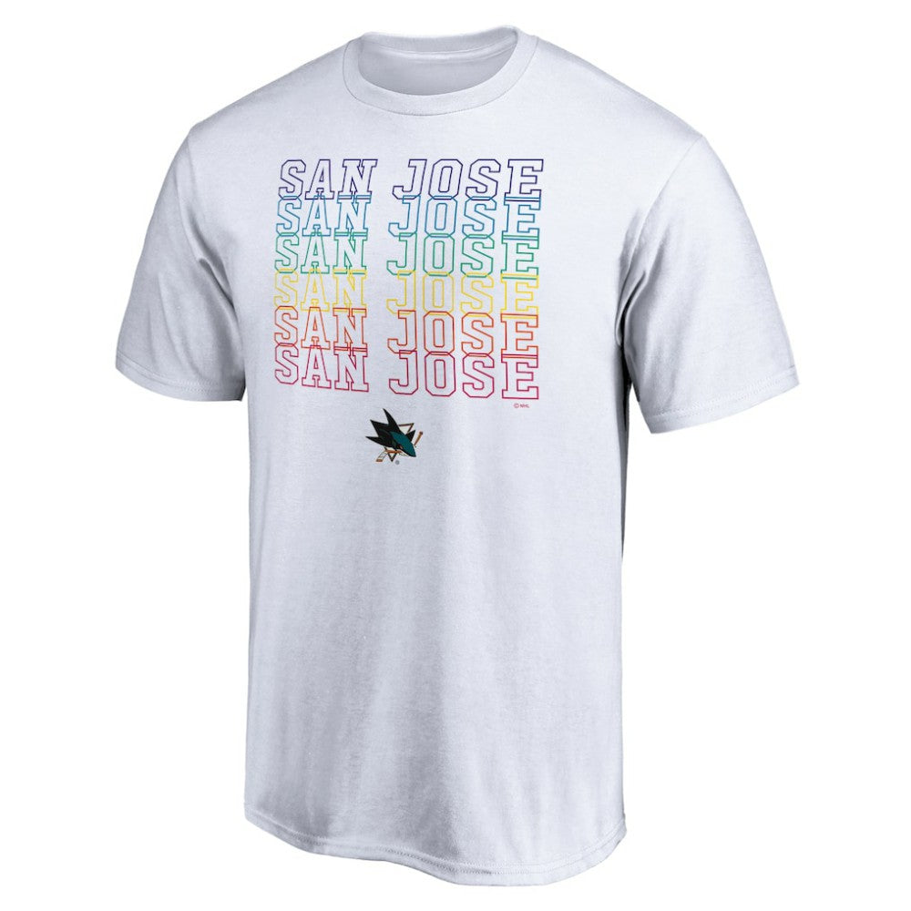 San Jose Sharks City Pride T-Shirt - White T-shirts