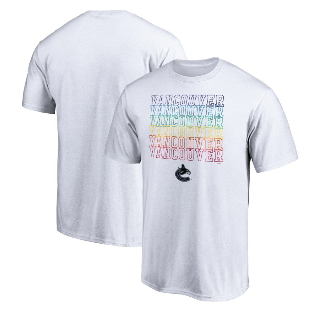 Vancouver Canucks City Pride T-Shirt - White T-shirts