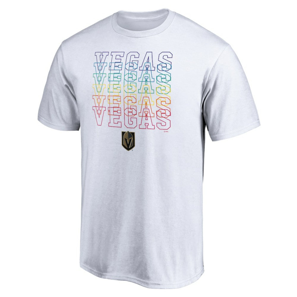 Vegas Golden Knights City Pride T-Shirt - White T-shirts