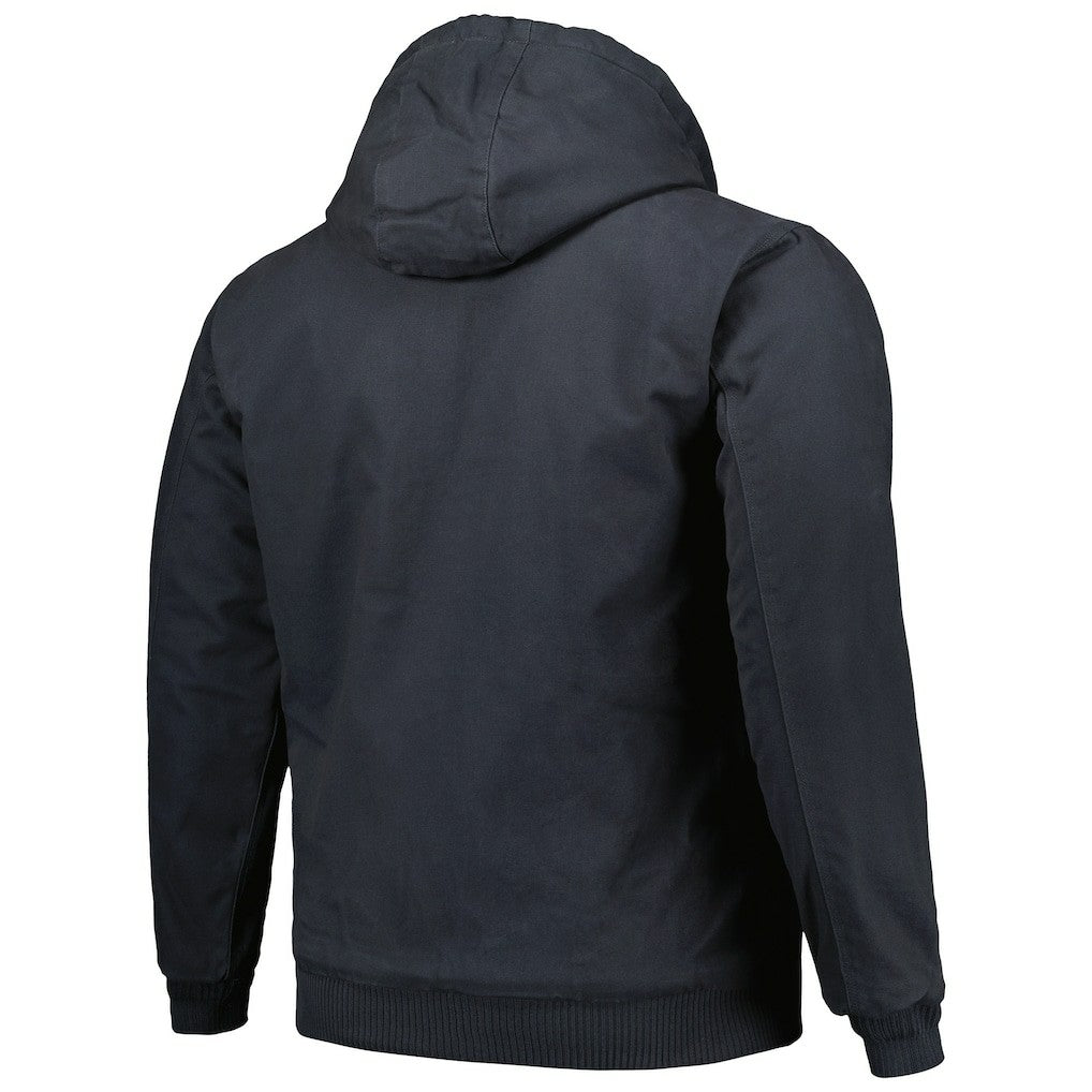 Seattle Seahawks Dunbrooke Big & Tall Dakota Canvas Hoodie Full-Zip Jacket - Charcoal cheap