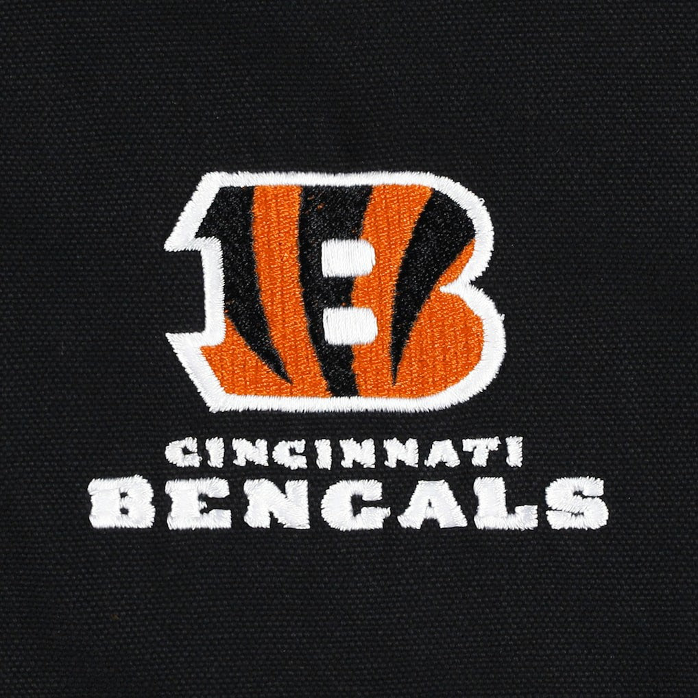 Cincinnati Bengals Dunbrooke Big & Tall Dakota Canvas Hoodie Full-Zip Jacket - Black online