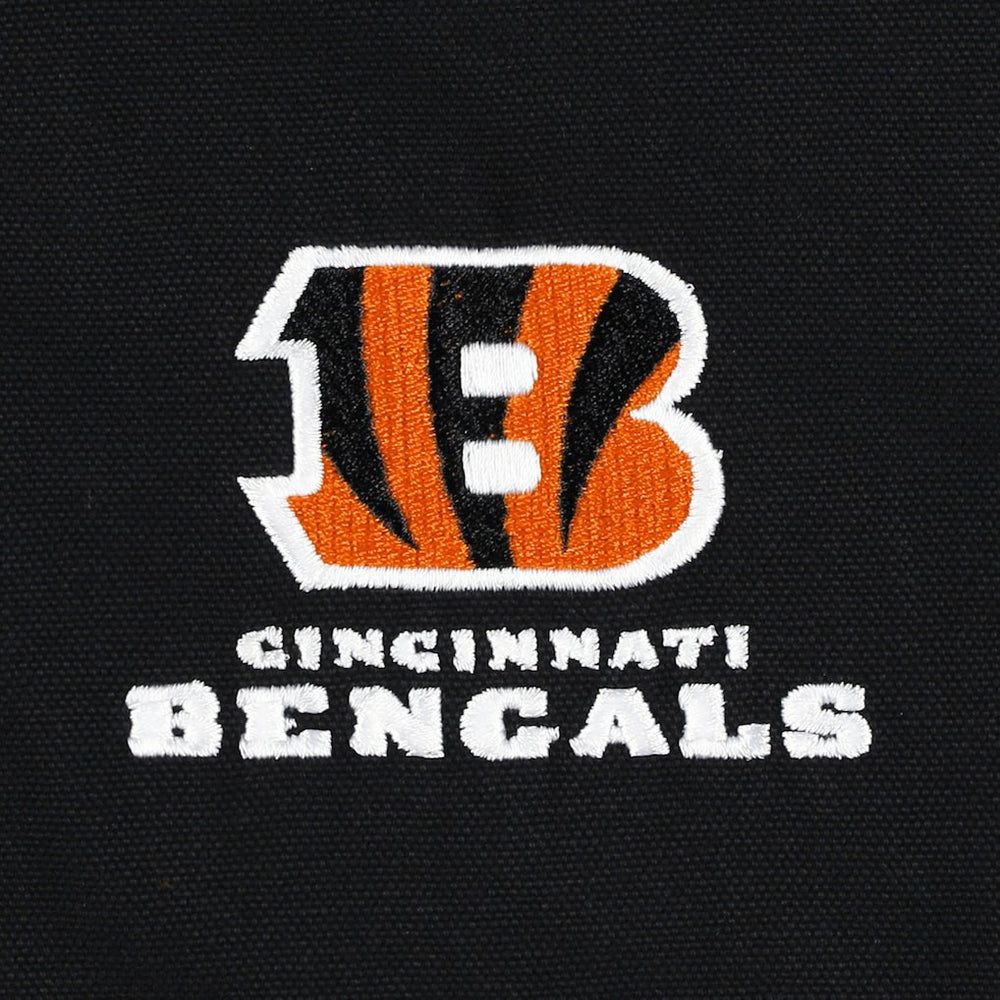 Cincinnati Bengals Dunbrooke Big & Tall Dakota Canvas Hoodie Full-Zip Jacket - Black online