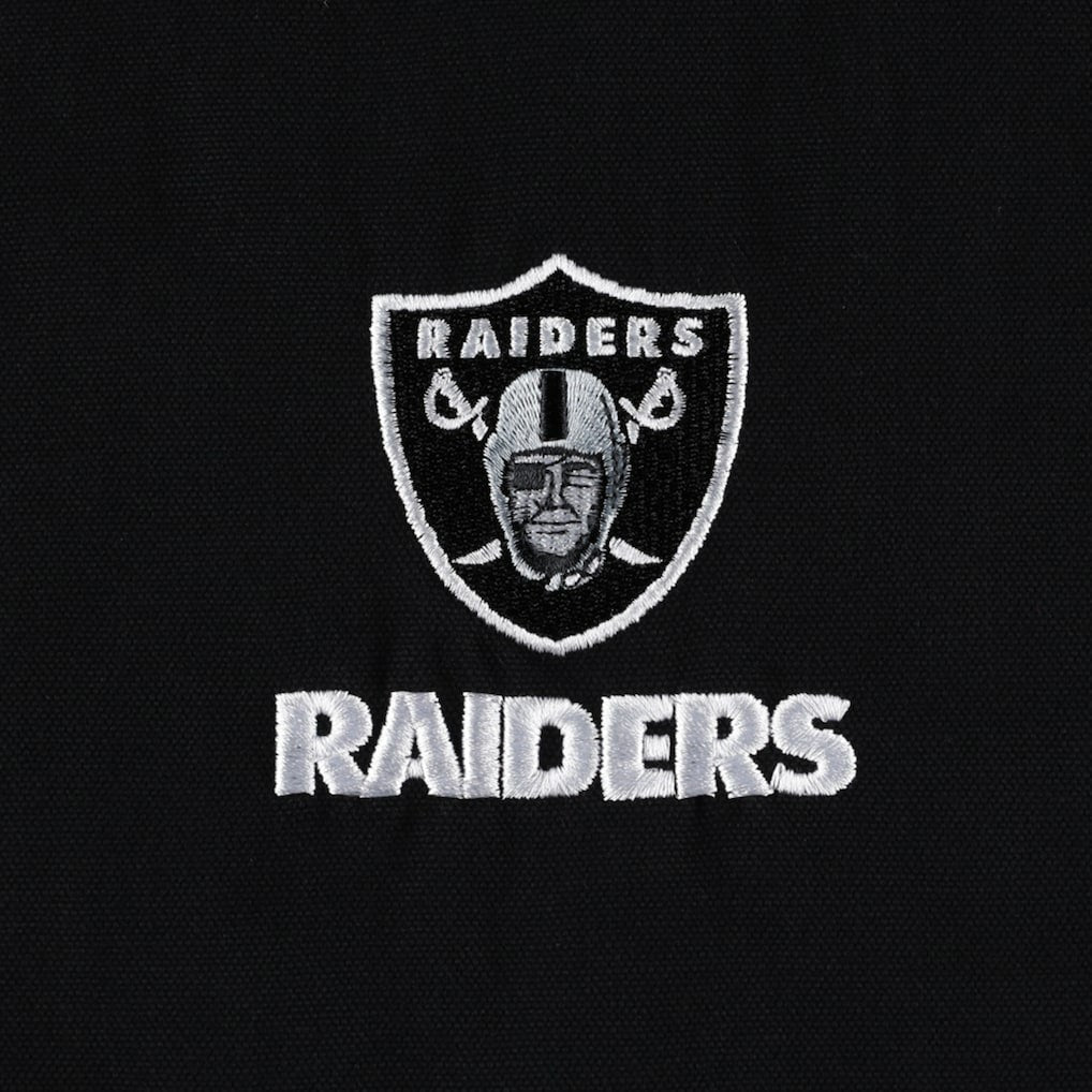 Las Vegas Raiders Dunbrooke Big & Tall Dakota Canvas Hoodie Full-Zip Jacket - Black online