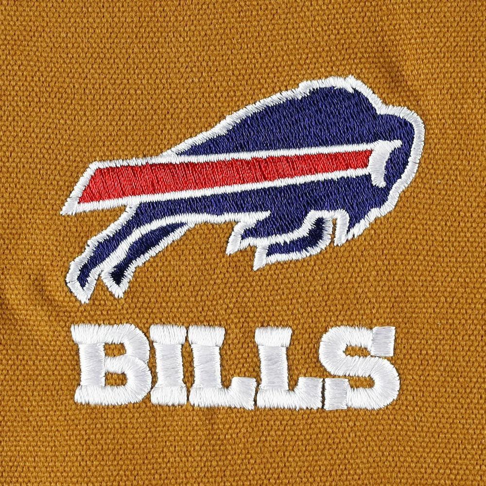 Buffalo Bills Dunbrooke Big & Tall Dakota Canvas Hoodie Full-Zip Jacket - Tan cheap