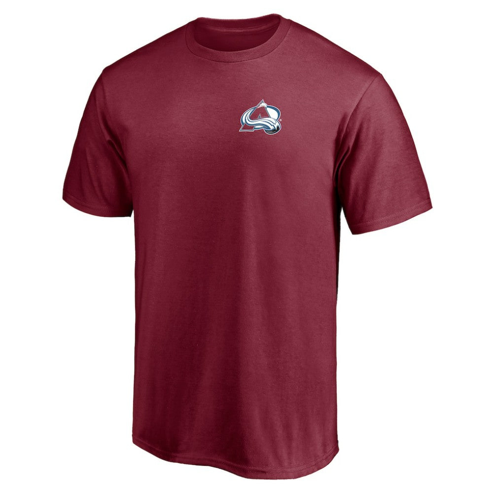 Colorado Avalanche Number One Dad Logo T-Shirt - Garnet T-shirts
