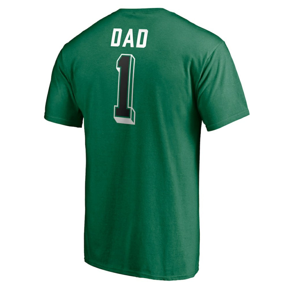 Dallas Stars Number One Dad Logo T-Shirt - Green T-shirts