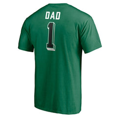 Dallas Stars Number One Dad Logo T-Shirt - Green T-shirts