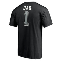 Los Angeles Kings Number One Dad Logo T-Shirt - Black T-shirts