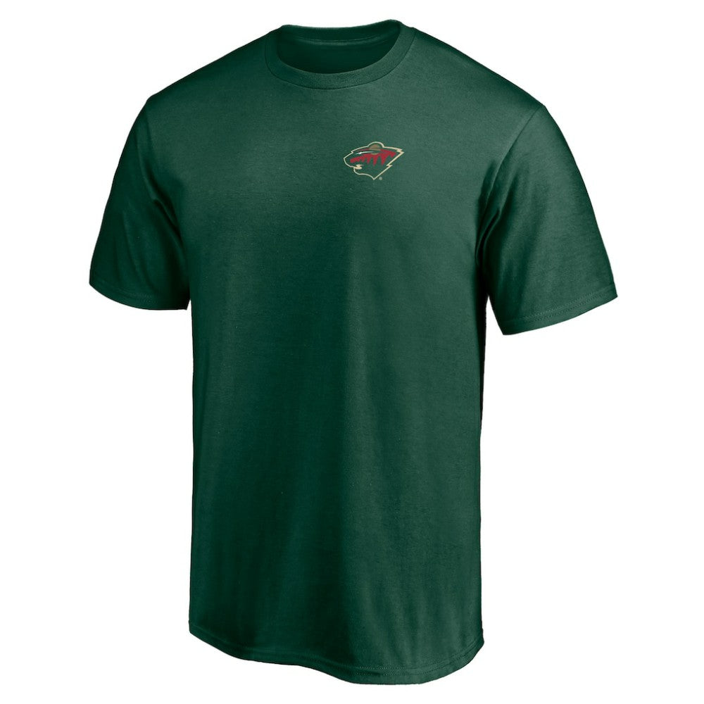 Minnesota Wild Number One Dad Logo T-Shirt - Green T-shirts