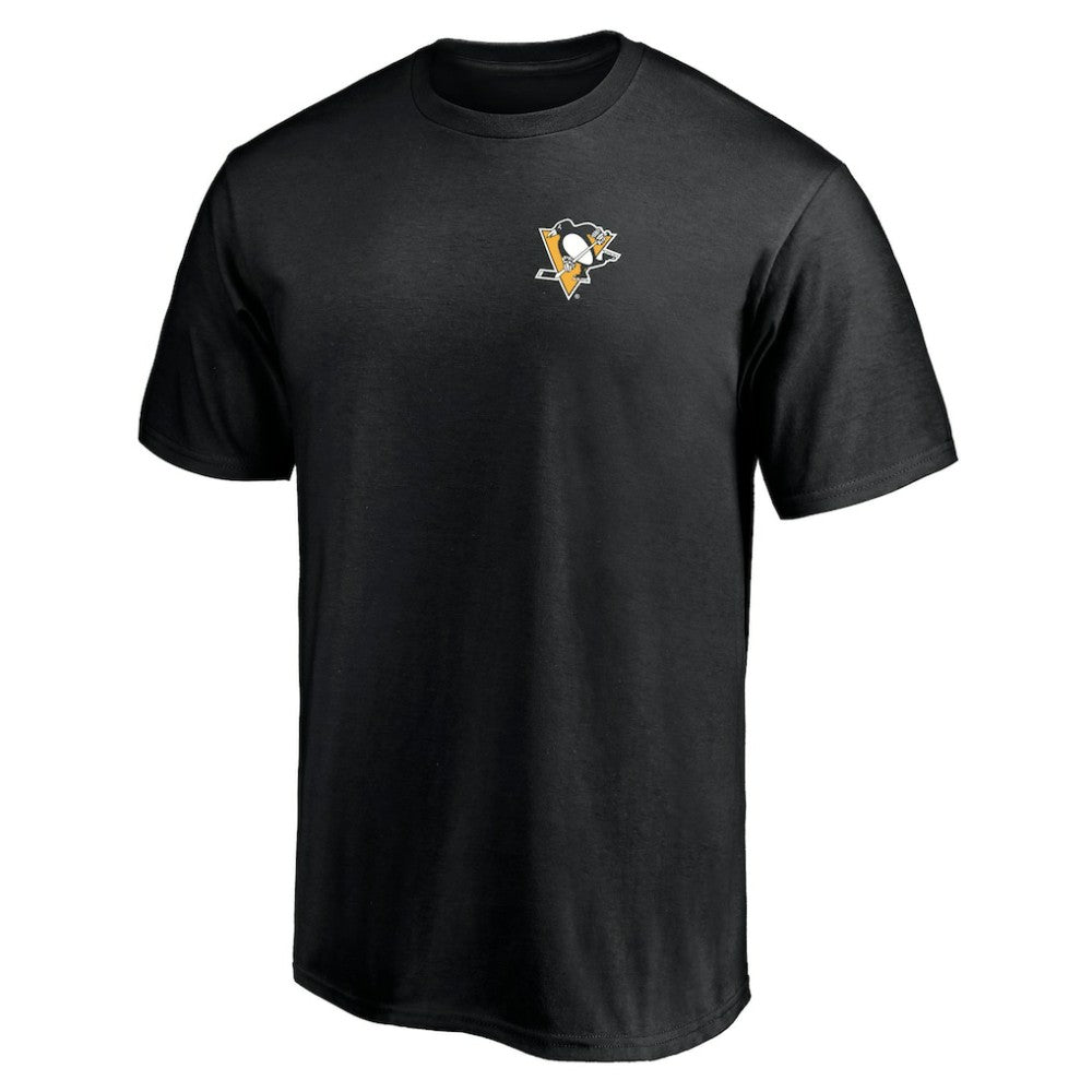 Pittsburgh Penguins Number One Dad Logo T-Shirt - Black T-shirts