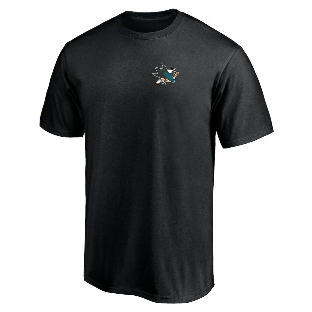 San Jose Sharks Number One Dad Logo T-Shirt - Black T-shirts