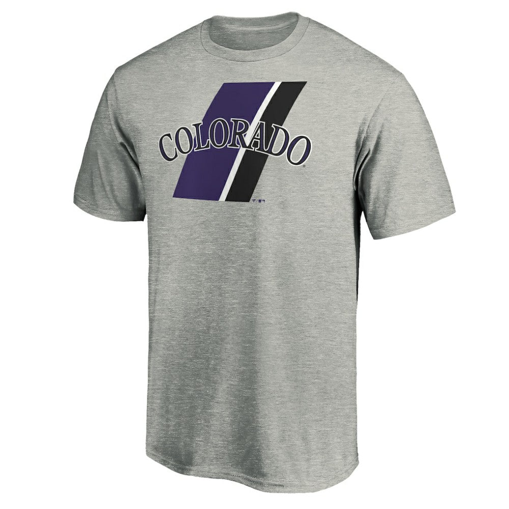 Colorado Rockies Team Prep T-Shirt Heathered Gray