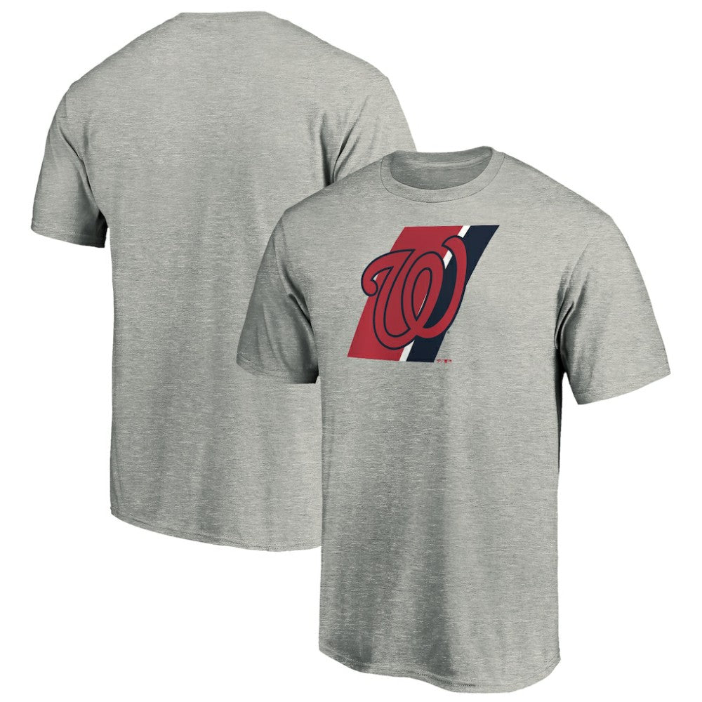 Washington Nationals Team Prep T-Shirt Heathered Gray