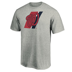 Washington Nationals Team Prep T-Shirt Heathered Gray