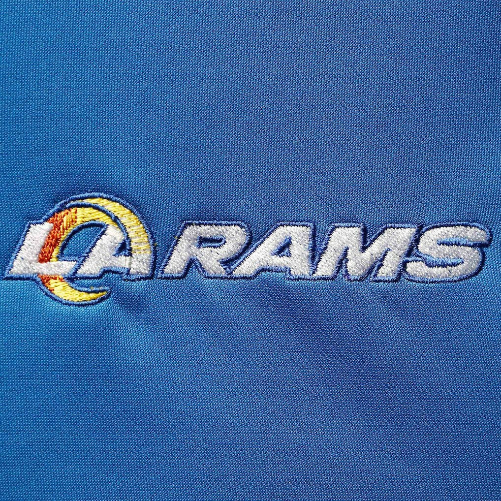 Los Angeles Rams Dunbrooke Apprentice Full-Zip Hoodie - Royal/White on sale