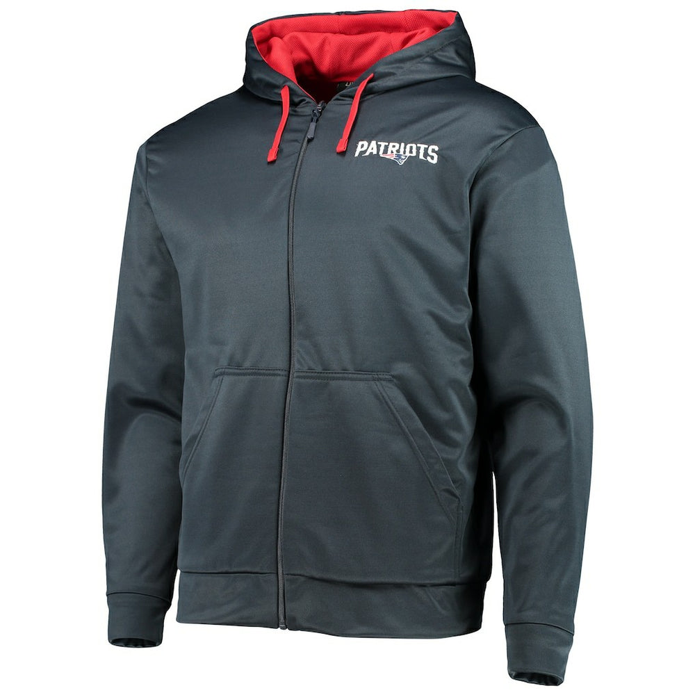 New England Patriots Dunbrooke Apprentice Full-Zip Hoodie - Navy/Red for sale