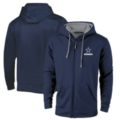 Dallas Cowboys Dunbrooke Apprentice Full-Zip Hoodie - Navy/Gray discount