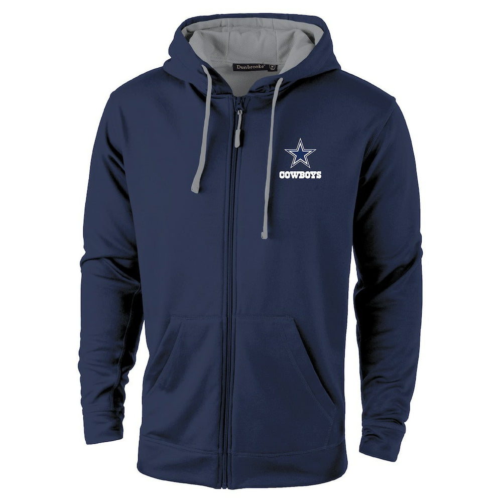 Dallas Cowboys Dunbrooke Apprentice Full-Zip Hoodie - Navy/Gray discount