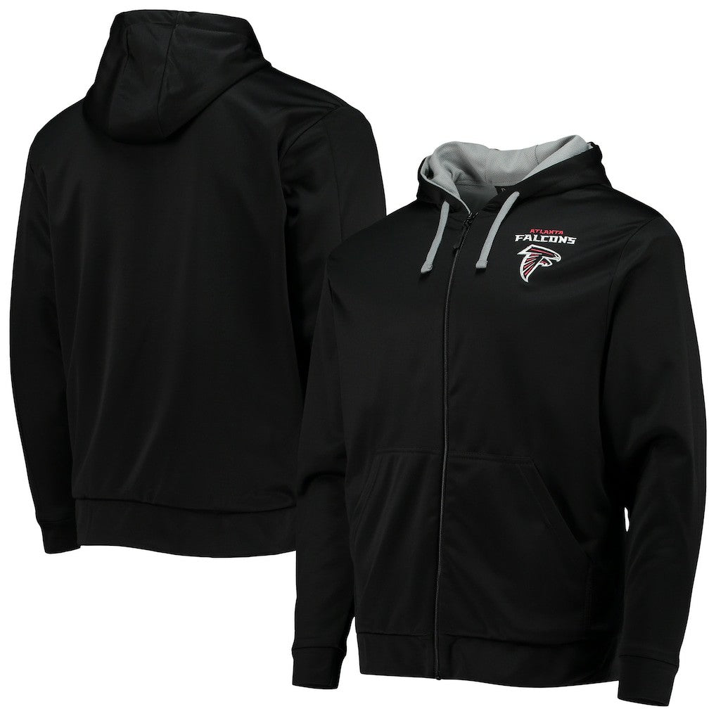 Atlanta Falcons Dunbrooke Apprentice Full-Zip Hoodie - Black/Gray outlet