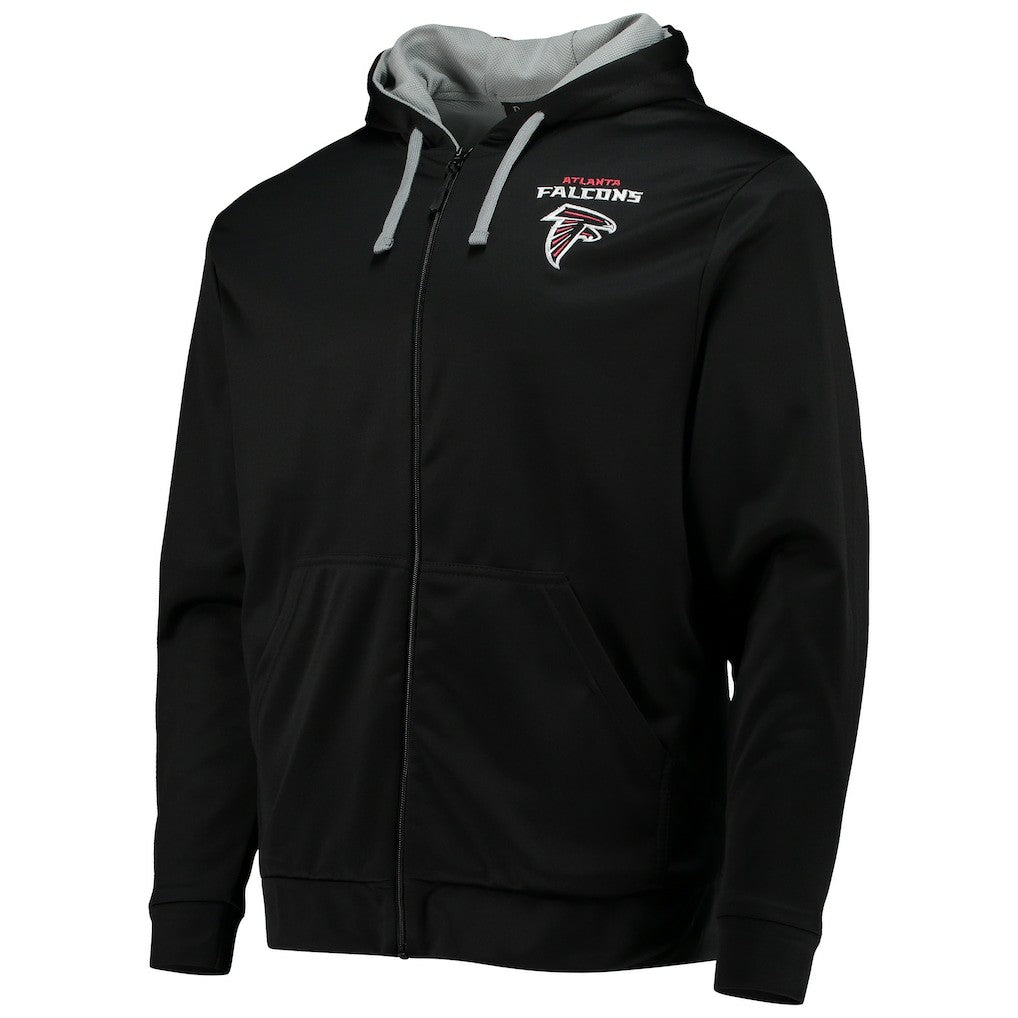 Atlanta Falcons Dunbrooke Apprentice Full-Zip Hoodie - Black/Gray outlet