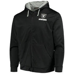 Las Vegas Raiders Dunbrooke Apprentice Full-Zip Hoodie - Black/Gray on sale
