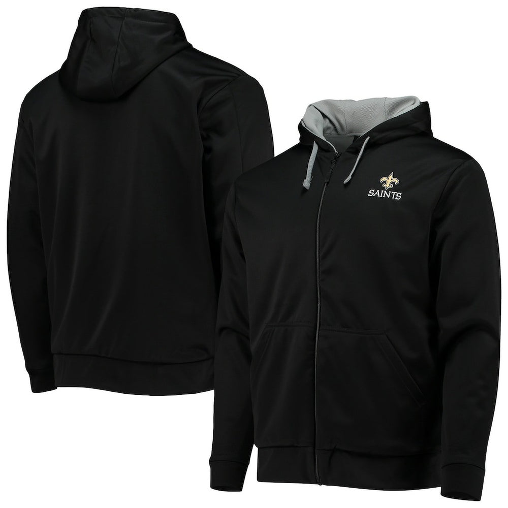 New Orleans Saints Dunbrooke Apprentice Full-Zip Hoodie - Black/Gray outlet