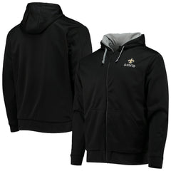New Orleans Saints Dunbrooke Apprentice Full-Zip Hoodie - Black/Gray outlet