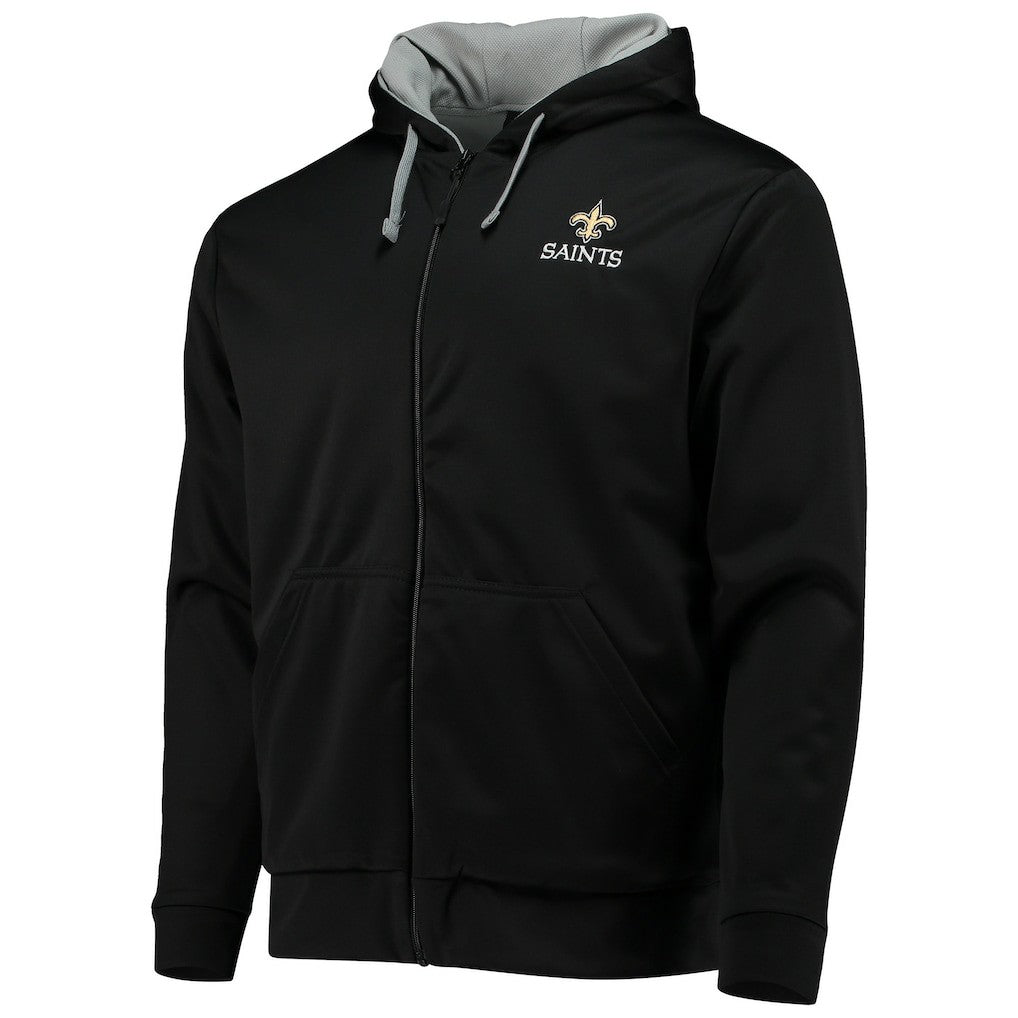New Orleans Saints Dunbrooke Apprentice Full-Zip Hoodie - Black/Gray outlet