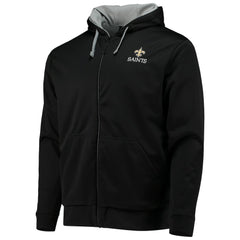 New Orleans Saints Dunbrooke Apprentice Full-Zip Hoodie - Black/Gray outlet
