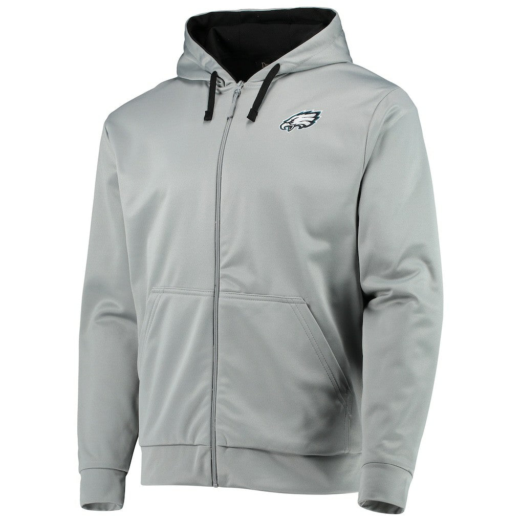 Philadelphia Eagles Dunbrooke Apprentice Full-Zip Hoodie - Gray/Black for sale