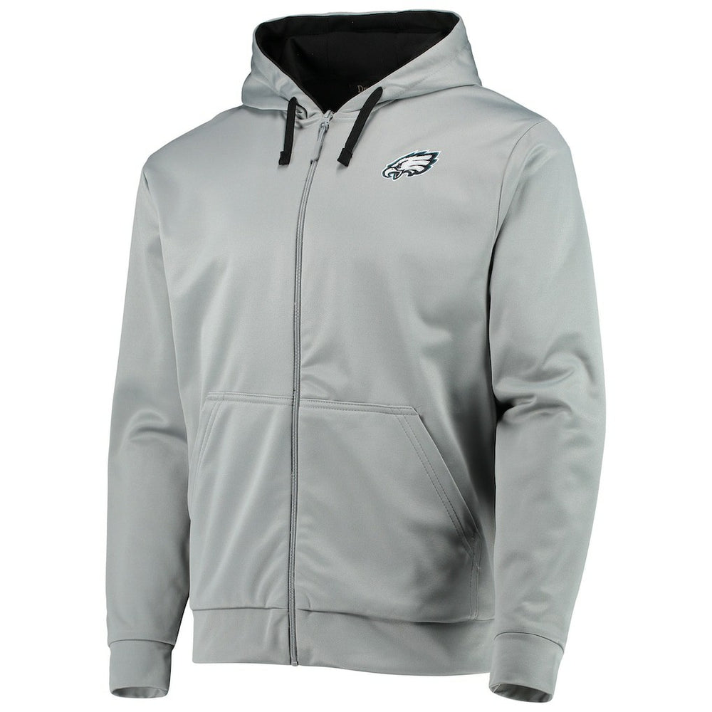 Philadelphia Eagles Dunbrooke Apprentice Full-Zip Hoodie - Gray/Black for sale