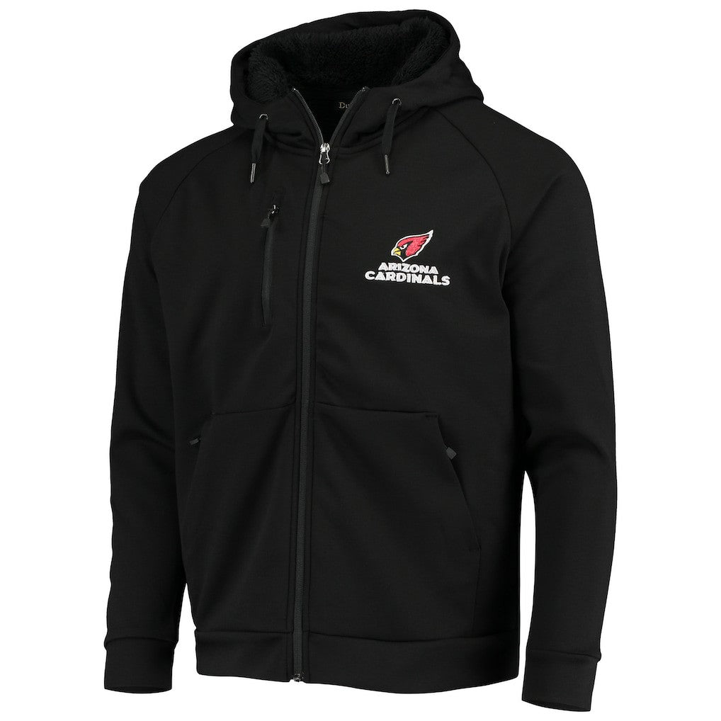 Arizona Cardinals Dunbrooke Shag Tri-Blend Full-Zip Raglan Hoodie - Black online