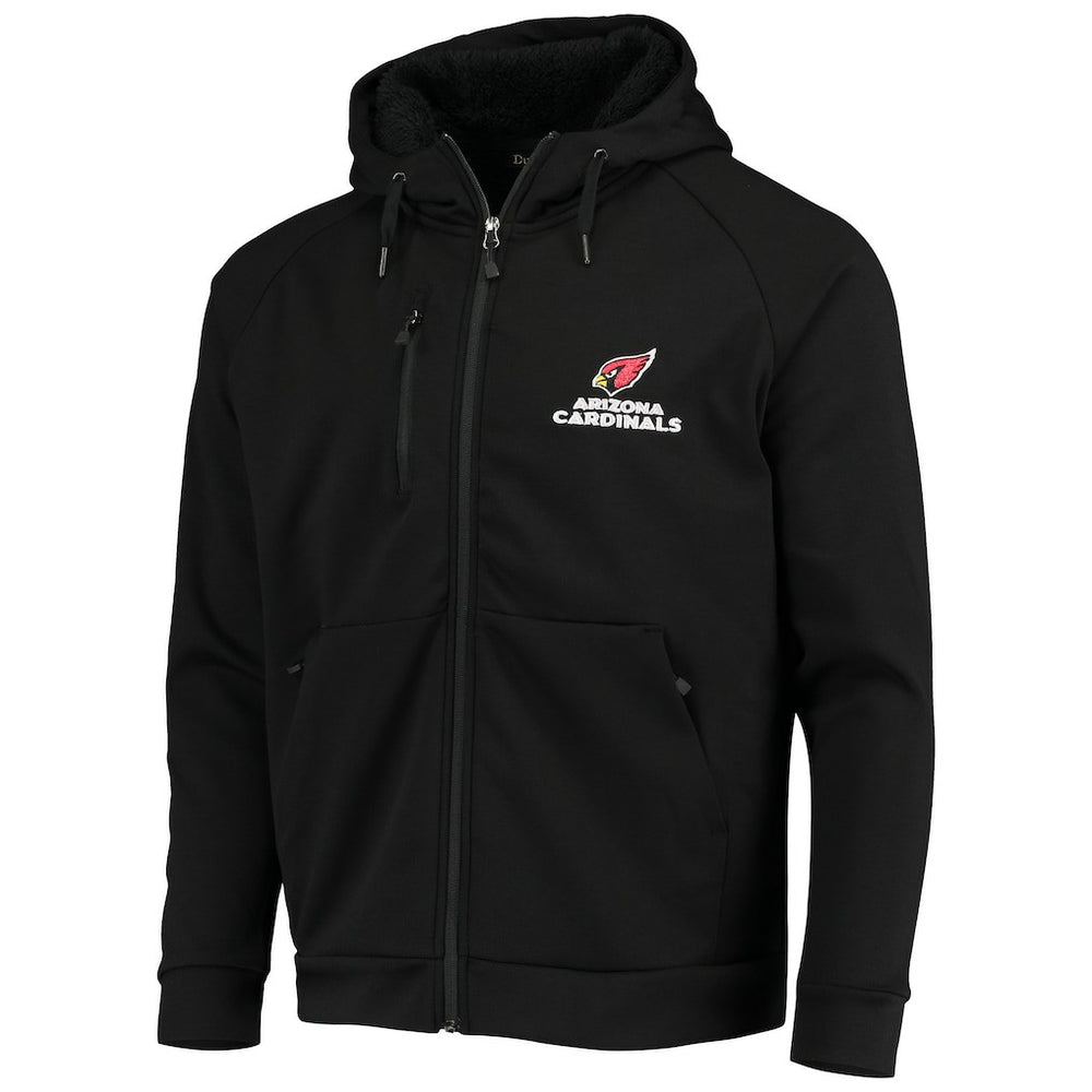 Arizona Cardinals Dunbrooke Shag Tri-Blend Full-Zip Raglan Hoodie - Black online