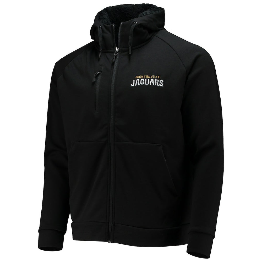 Jacksonville Jaguars Dunbrooke Shag Tri-Blend Full-Zip Raglan Hoodie - Black sale