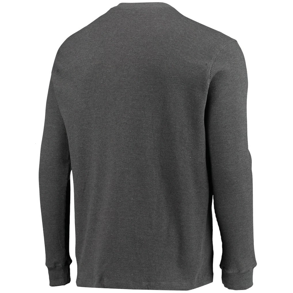 Chicago Bears Dunbrooke Logo Maverick Thermal Henley Long Sleeve T-Shirt - Heathered Gray cheap
