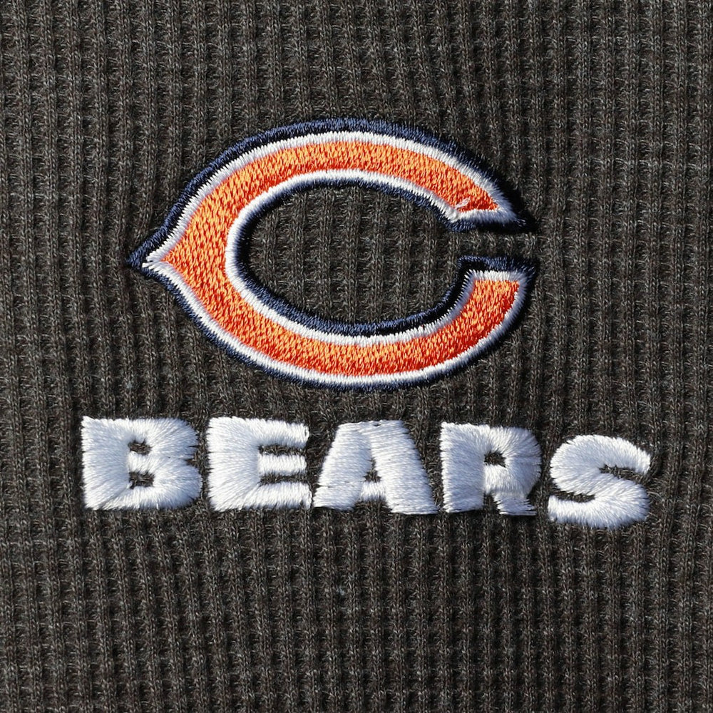 Chicago Bears Dunbrooke Logo Maverick Thermal Henley Long Sleeve T-Shirt - Heathered Gray cheap