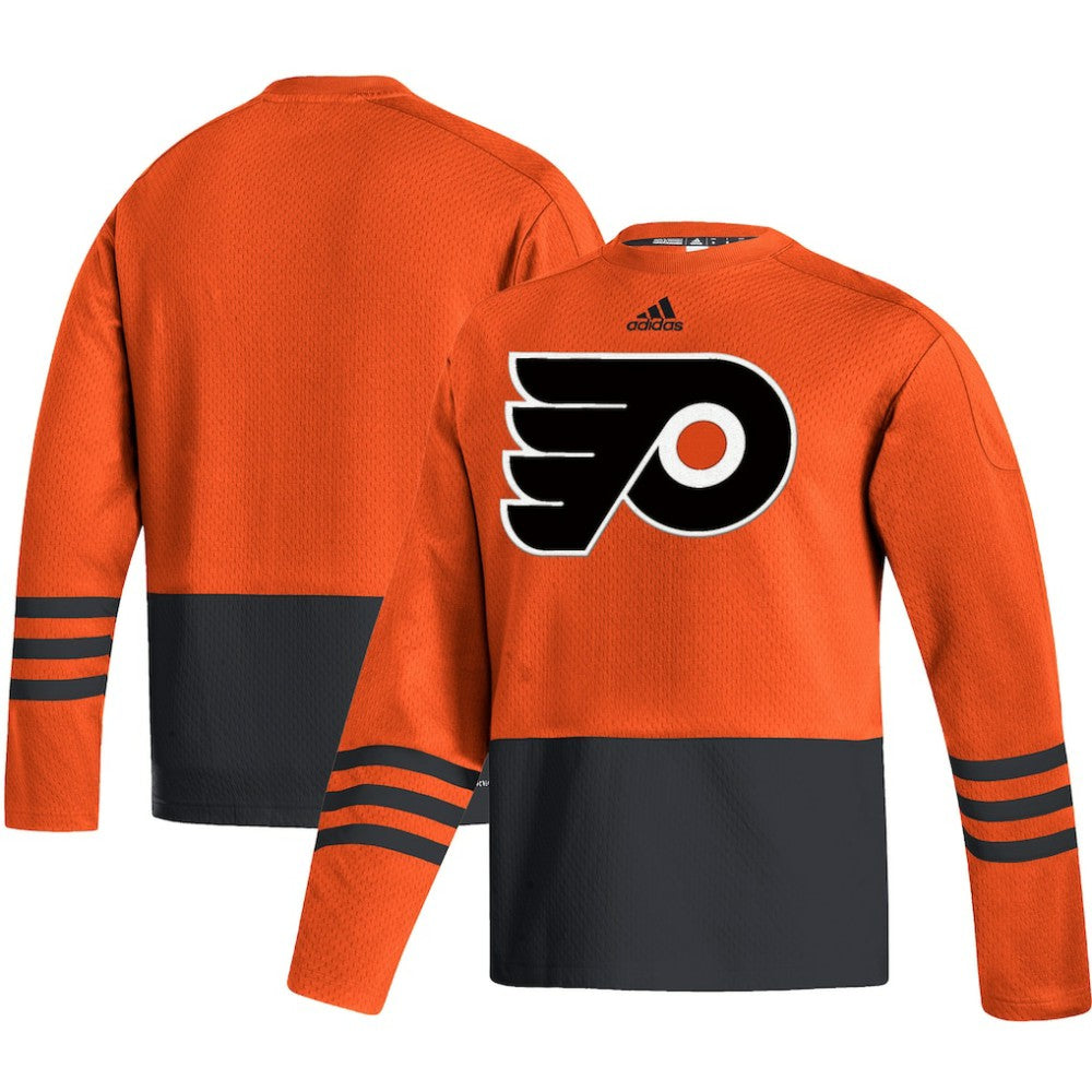 Philadelphia Flyers adidas Logo AEROREADY Pullover Sweater - Orange Pullover