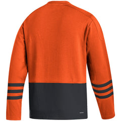 Philadelphia Flyers adidas Logo AEROREADY Pullover Sweater - Orange Pullover