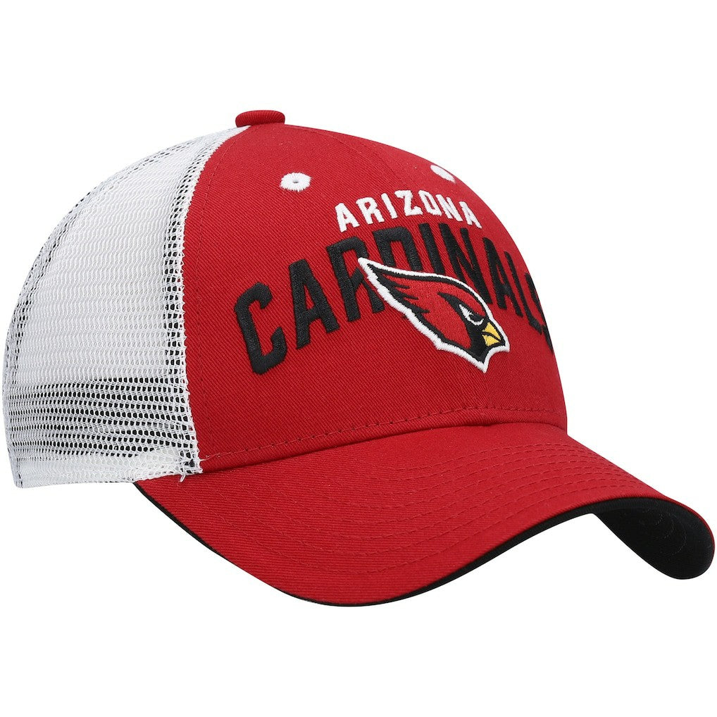 Arizona Cardinals Youth Core Lockup Adjustable Hat - Cardinal/White discount