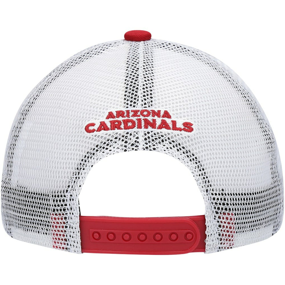Arizona Cardinals Youth Core Lockup Adjustable Hat - Cardinal/White discount
