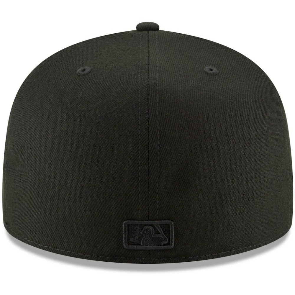 St. Louis Cardinals Black on Black 59FIFTY Fitted Hat Black