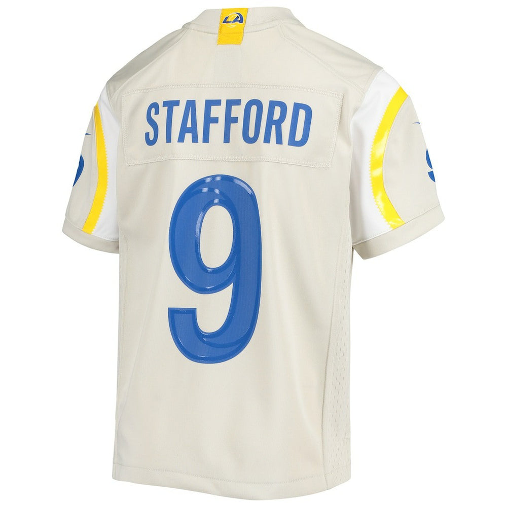 Matthew Stafford Los Angeles Rams Youth Game Jersey - Cream online