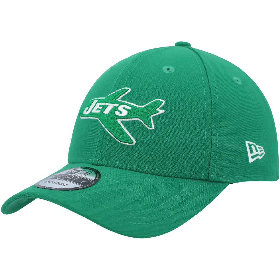 New York Jets New Era Plane The League 9FORTY Adjustable Hat - Kelly Green outlet