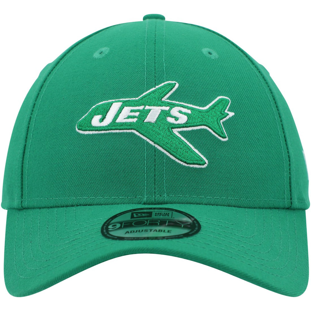 New York Jets New Era Plane The League 9FORTY Adjustable Hat - Kelly Green outlet