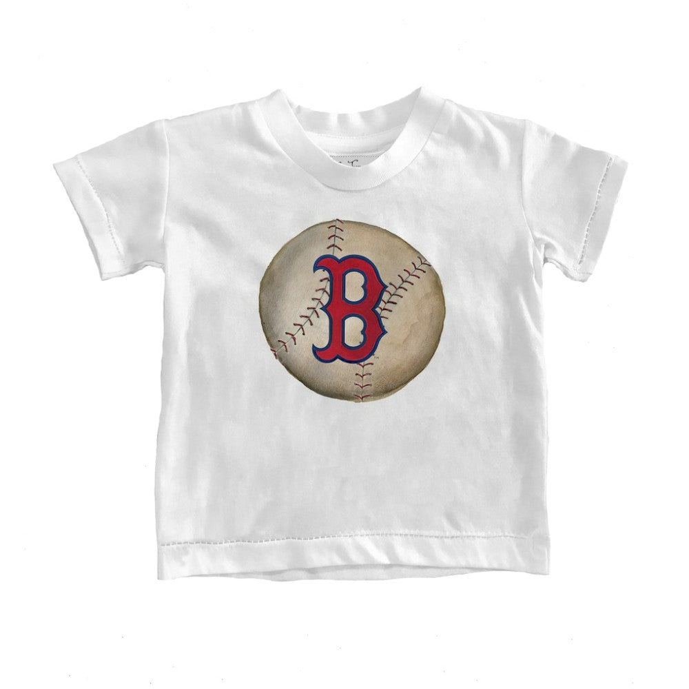Boston Red Sox Tiny Turnip Youth Stitched Baseball T-Shirt White